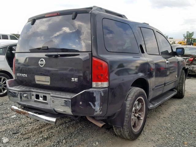 5N1AA08A56N726538 - 2006 NISSAN ARMADA SE BLACK photo 4