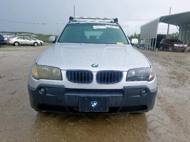 WBXPA93455WD10234 - 2005 BMW X3 3.0I GRAY photo 9