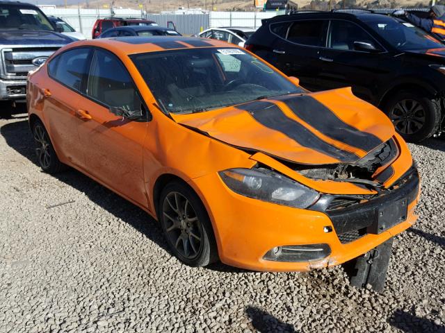 1C3CDFBA3DD338750 - 2013 DODGE DART SXT ORANGE photo 1