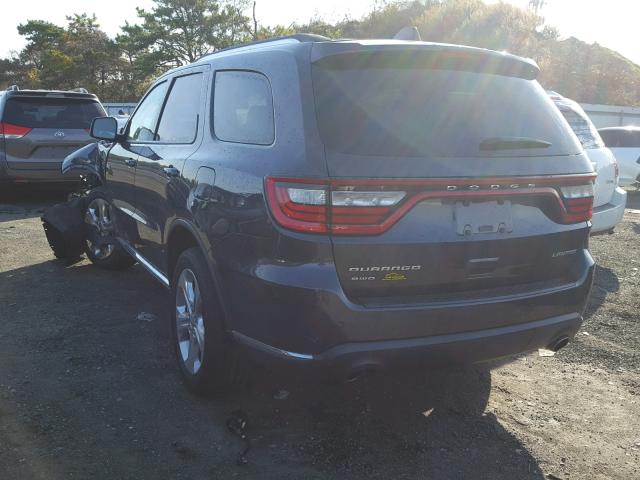 1C4SDJDT2EC445076 - 2014 DODGE DURANGO LI GRAY photo 3