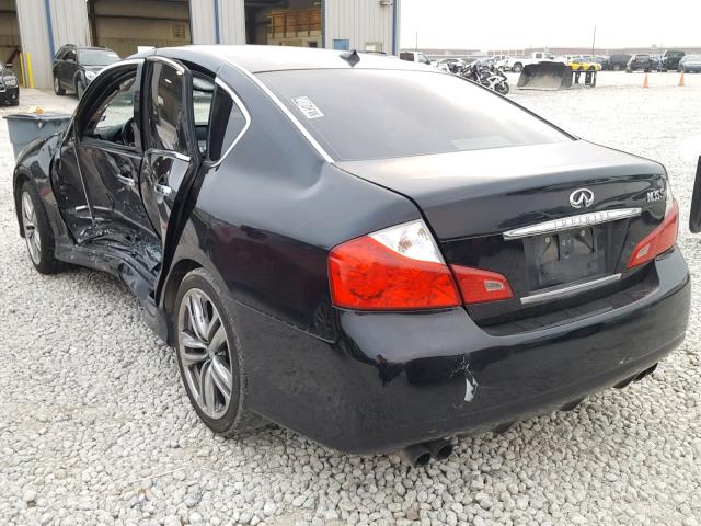 JNKAY01EX8M603984 - 2008 INFINITI M35 BASE BLACK photo 3