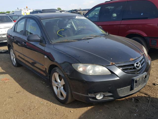 JM1BK123641119235 - 2004 MAZDA 3 S BLACK photo 1