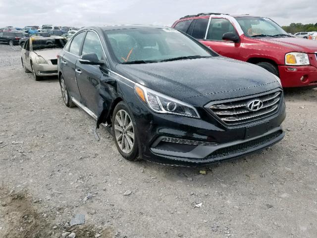 5NPE34AF4HH565440 - 2017 HYUNDAI SONATA SPO BLACK photo 1