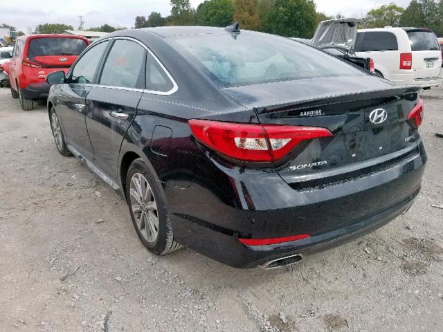 5NPE34AF4HH565440 - 2017 HYUNDAI SONATA SPO BLACK photo 3