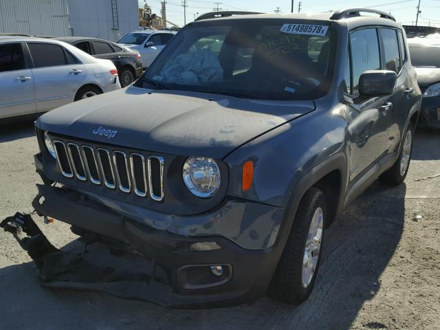 ZACCJABB0JPH75652 - 2018 JEEP RENEGADE L BLUE photo 2