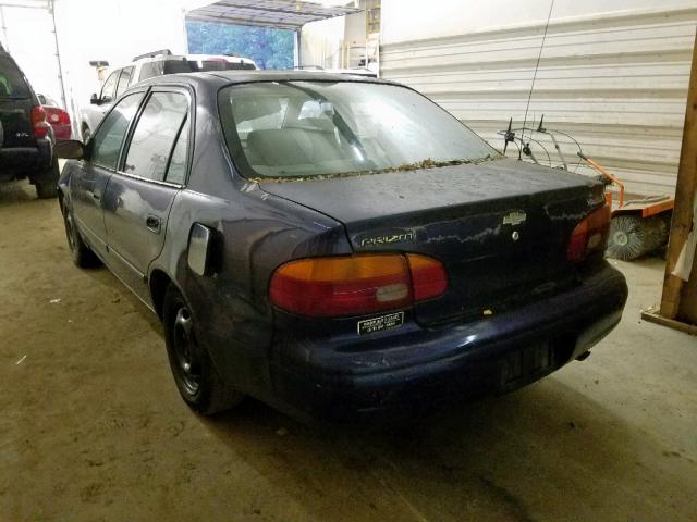 1Y1SK5286WZ442459 - 1998 CHEVROLET GEO PRIZM 蓝色 照片 3