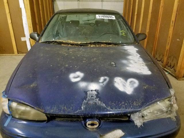 1Y1SK5286WZ442459 - 1998 CHEVROLET GEO PRIZM 蓝色 照片 7