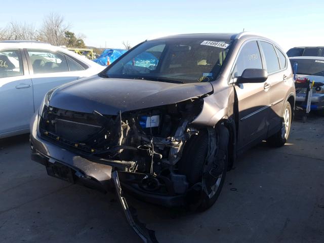 5J6RM3H73DL020336 - 2013 HONDA CR-V EXL GRAY photo 2