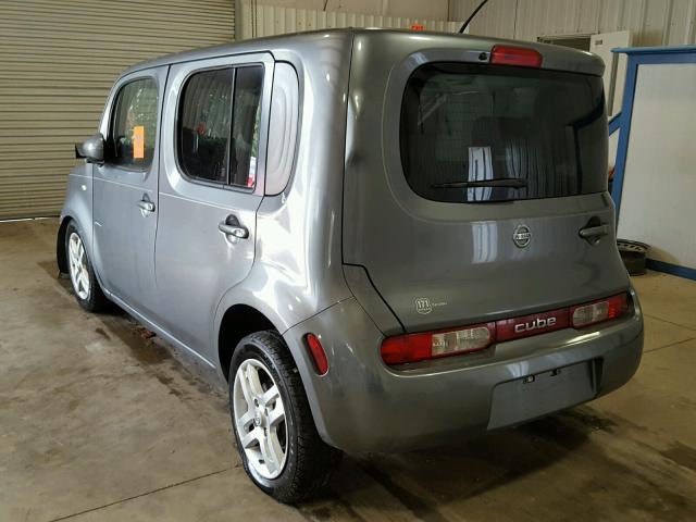 JN8AZ2KR0BT202084 - 2011 NISSAN CUBE BASE GRAY photo 3