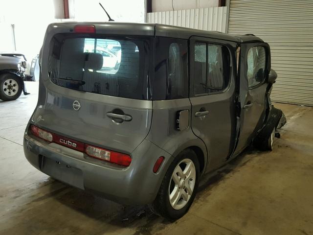 JN8AZ2KR0BT202084 - 2011 NISSAN CUBE BASE GRAY photo 4