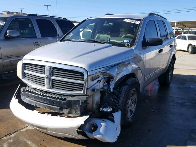 1D4HD48NX4F152081 - 2004 DODGE DURANGO SL SILVER photo 2