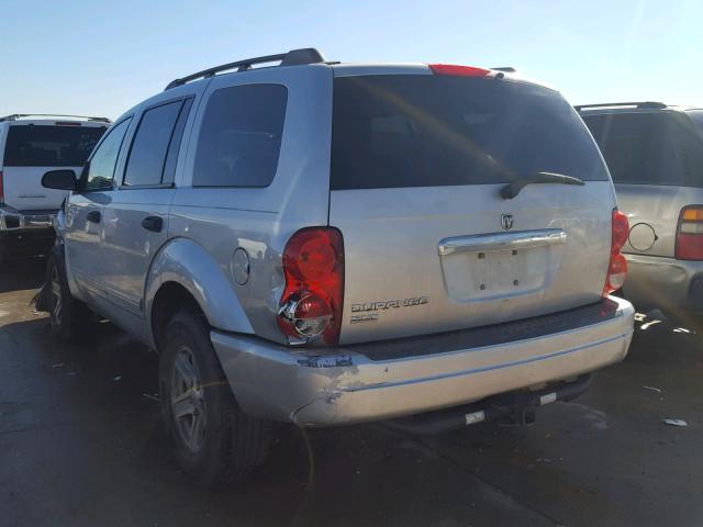 1D4HD48NX4F152081 - 2004 DODGE DURANGO SL SILVER photo 3