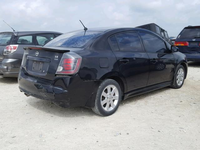 3N1AB61E09L675667 - 2009 NISSAN SENTRA 2.0 BLACK photo 4