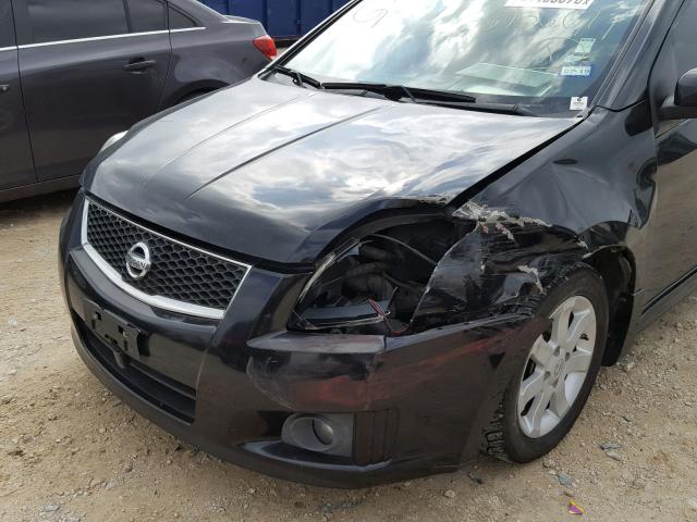 3N1AB61E09L675667 - 2009 NISSAN SENTRA 2.0 BLACK photo 9