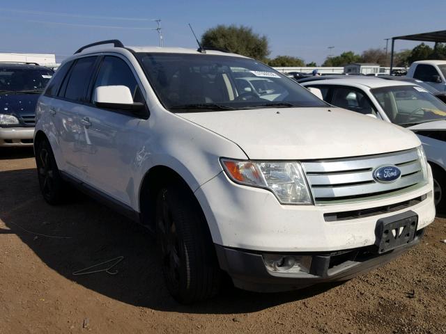 2FMDK38C19BA79407 - 2009 FORD EDGE SEL WHITE photo 1