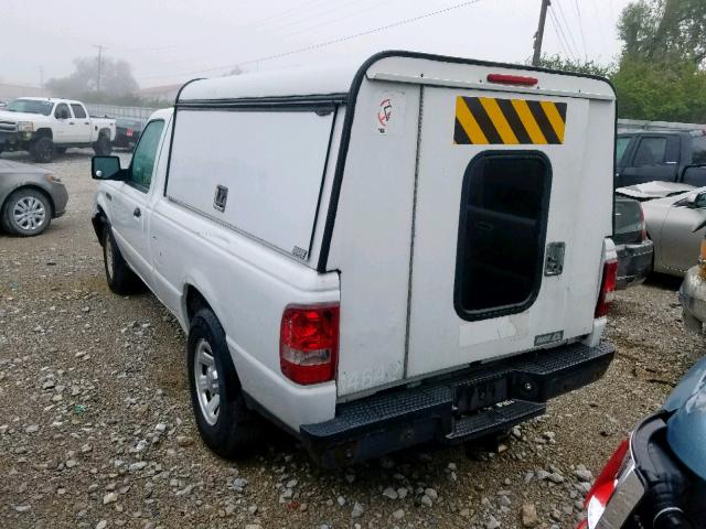 1FTKR1AD1BPA39521 - 2011 FORD RANGER WHITE photo 3