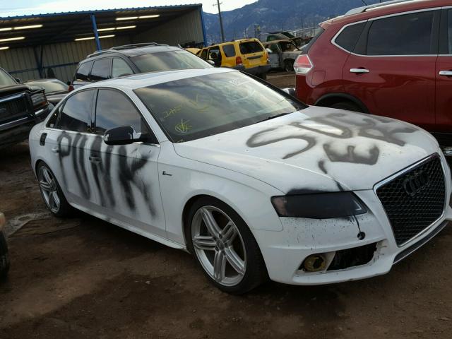 WAUKGAFL6AA144463 - 2010 AUDI S4 PRESTIG WHITE photo 1