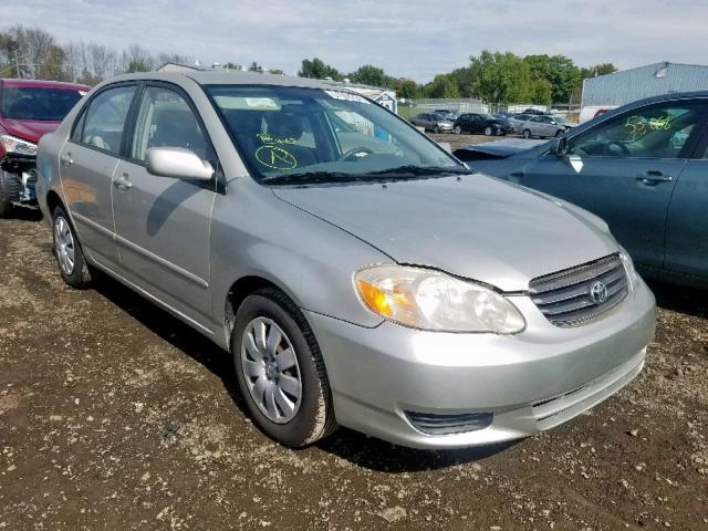 JTDBR32E542043039 - 2004 TOYOTA COROLLA CE SILVER photo 1