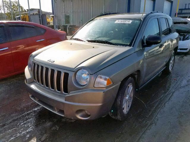 1J8FF47W27D596654 - 2007 JEEP COMPASS GRAY photo 2