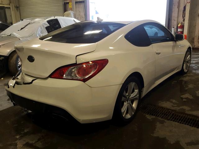 KMHHT6KD3CU076866 - 2012 HYUNDAI GENESIS CO WHITE photo 4