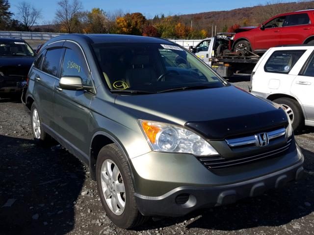 JHLRE48767C051970 - 2007 HONDA CR-V EXL GREEN photo 1