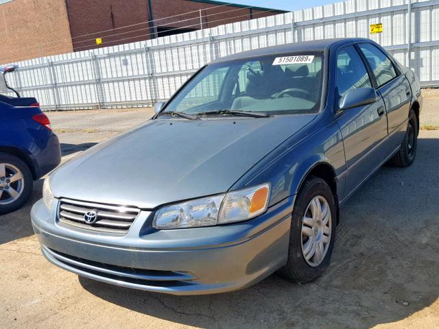 4T1BG22K21U823565 - 2001 TOYOTA CAMRY CE TEAL photo 2