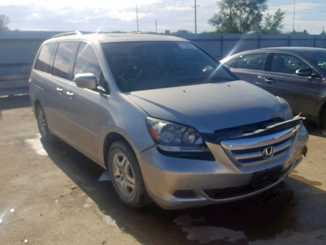 5FNRL38757B041639 - 2007 HONDA ODYSSEY EX SILVER photo 1