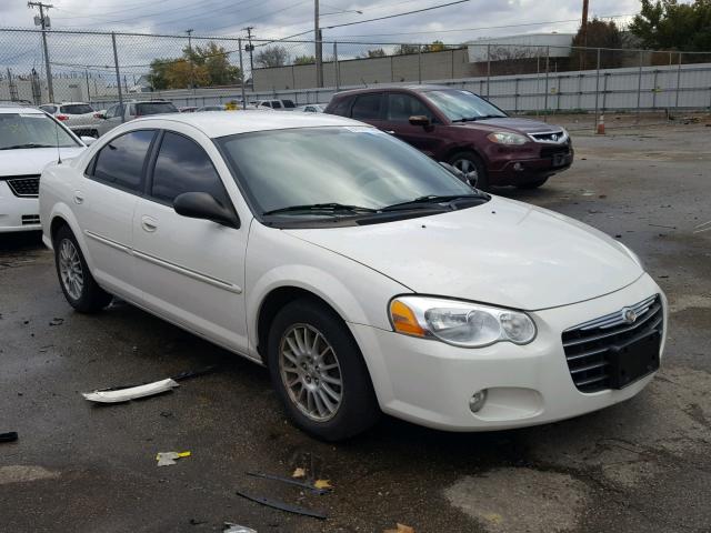 1C3EL56R84N184892 - 2004 CHRYSLER SEBRING LX WHITE photo 1