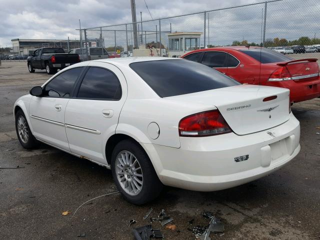 1C3EL56R84N184892 - 2004 CHRYSLER SEBRING LX WHITE photo 3