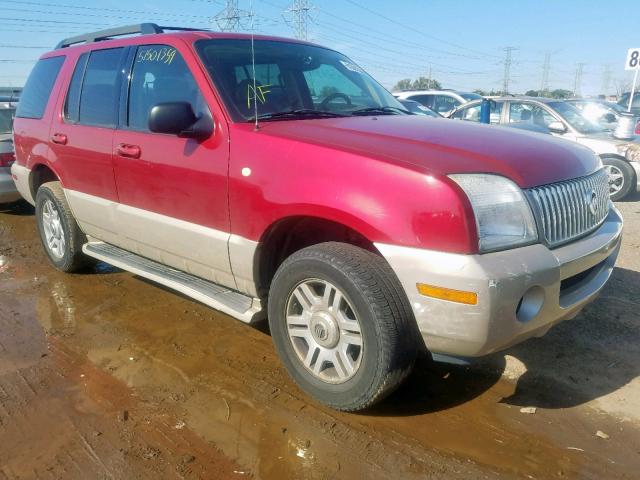 4M2ZU86K75ZJ18501 - 2005 MERCURY MOUNTAINEE RED photo 1