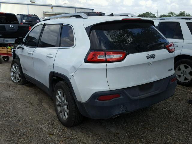 1C4PJLCB5FW584427 - 2015 JEEP CHEROKEE L WHITE photo 3