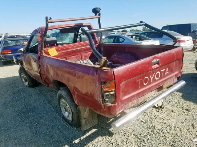 JT4RN01P1M0012426 - 1991 TOYOTA PICKUP 1/2 WHITE photo 3