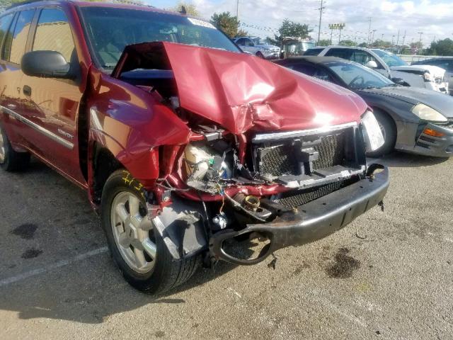 1GKDT13S962263259 - 2006 GMC ENVOY RED photo 9