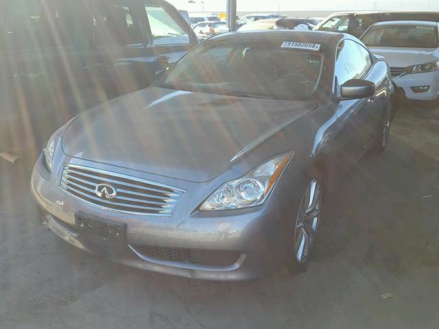 JN1CV6EK2AM101534 - 2010 INFINITI G37 BASE GRAY photo 2