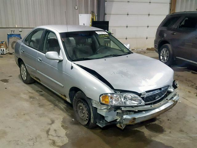 3N1CB51A22L552040 - 2002 NISSAN SENTRA GXE BLUE photo 1