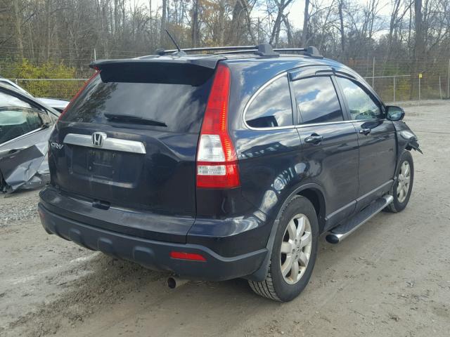 5J6RE48797L015004 - 2007 HONDA CR-V EXL BLACK photo 4