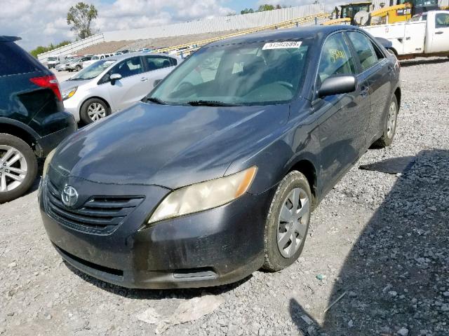 4T1BE46K27U078286 - 2007 TOYOTA CAMRY CE CHARCOAL photo 2