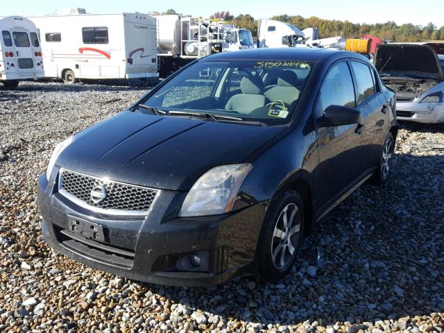 3N1AB6AP1CL659826 - 2012 NISSAN SENTRA 2.0 BLACK photo 2