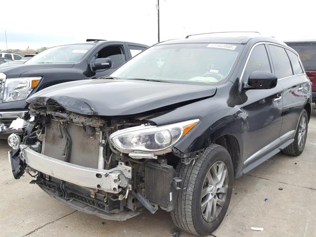 5N1AL0MN5DC340312 - 2013 INFINITI JX35 BASE BLACK photo 2