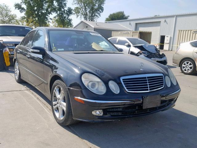 WDBUF65J44A411789 - 2004 MERCEDES-BENZ E 320 BLACK photo 1