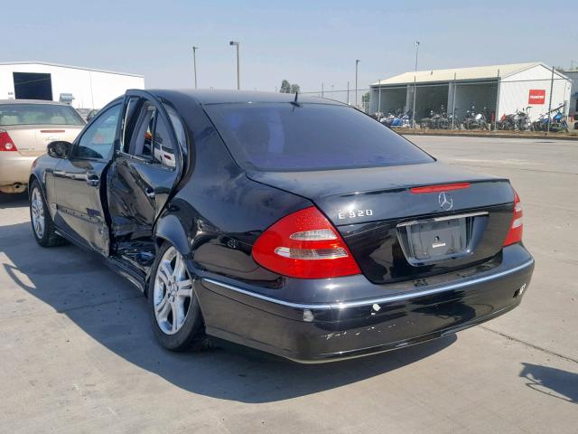 WDBUF65J44A411789 - 2004 MERCEDES-BENZ E 320 BLACK photo 3