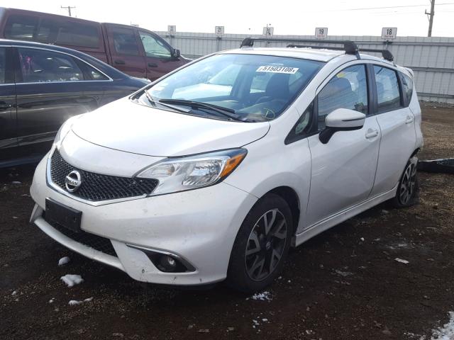 3N1CE2CP2GL367193 - 2016 NISSAN VERSA NOTE WHITE photo 2