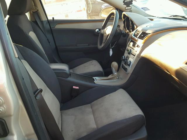1G1ZC5EB3AF148107 - 2010 CHEVROLET MALIBU 1LT ბეჟი ფოტო 5