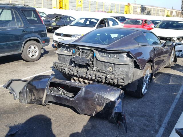 1G1YC2D77E5122533 - 2014 CHEVROLET CORVETTE S GRAY photo 4