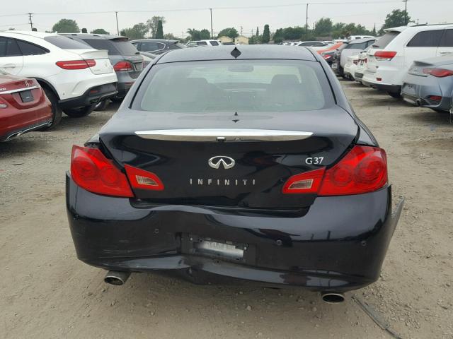 JN1CV6APXDM724213 - 2013 INFINITI G37 BASE BLACK photo 9