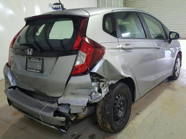 3HGGK5H40JM723747 - 2018 HONDA FIT LX SILVER photo 4