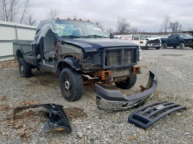 1FTWF31586EB96236 - 2006 FORD F350 SRW S BLACK photo 1