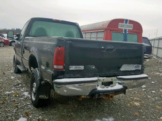 1FTWF31586EB96236 - 2006 FORD F350 SRW S BLACK photo 3