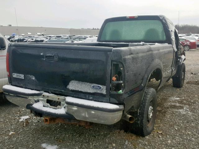 1FTWF31586EB96236 - 2006 FORD F350 SRW S BLACK photo 4