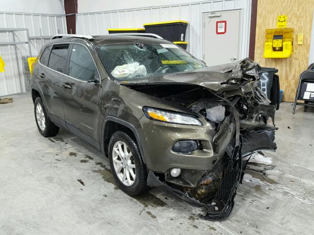 1C4PJLCB4FW611469 - 2015 JEEP CHEROKEE L GREEN photo 1